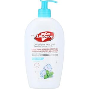 lifebuoy antibacterial hand wash cool fresh made with activ silver formula effective germ protection 78.4